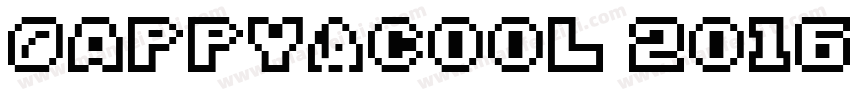 HappyZcool 2016TrueType字体转换